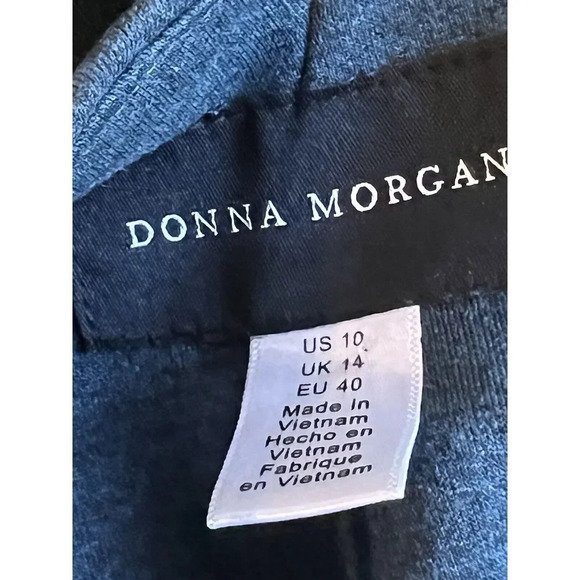 Donna Morgan Women’s Size 10 Green Sleeveless Midi Dress Work Party Elegant - Picture 15 of 16